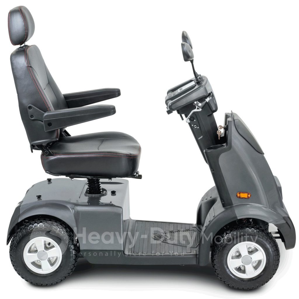 Side View Gray Afiscooter C4 Mobility Scooter