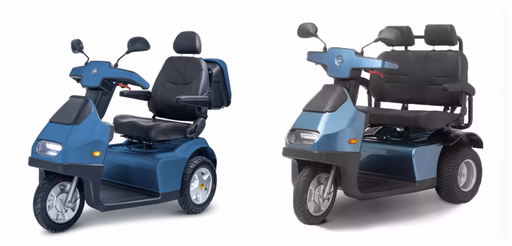 Afiscooter S3 single & dual seat side-by-side