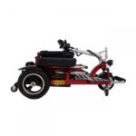 Side Folded View of Enhance Mobility Triaxe Cruze Folding Mobility Scooter