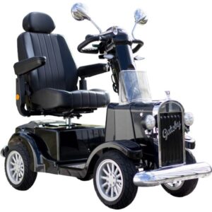 Balack Color of Gatsby Vintage Automobile-Style Luxury Mobility Scooter