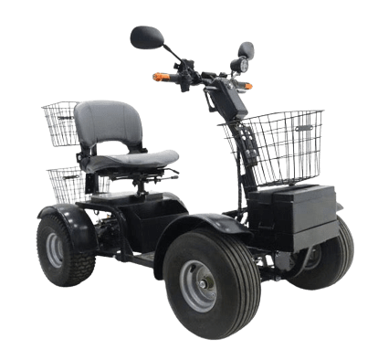 Cheeta Ninja mobility scooter in profile view