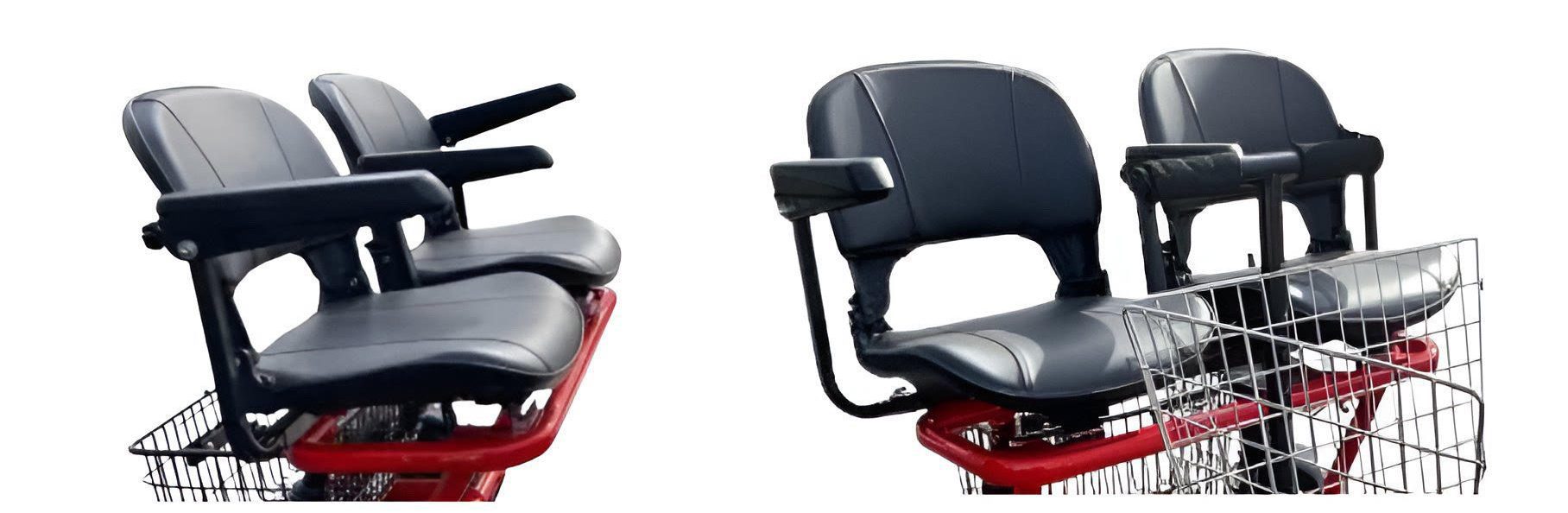 Close-up of the RMB E-Quad XL Two Seats.