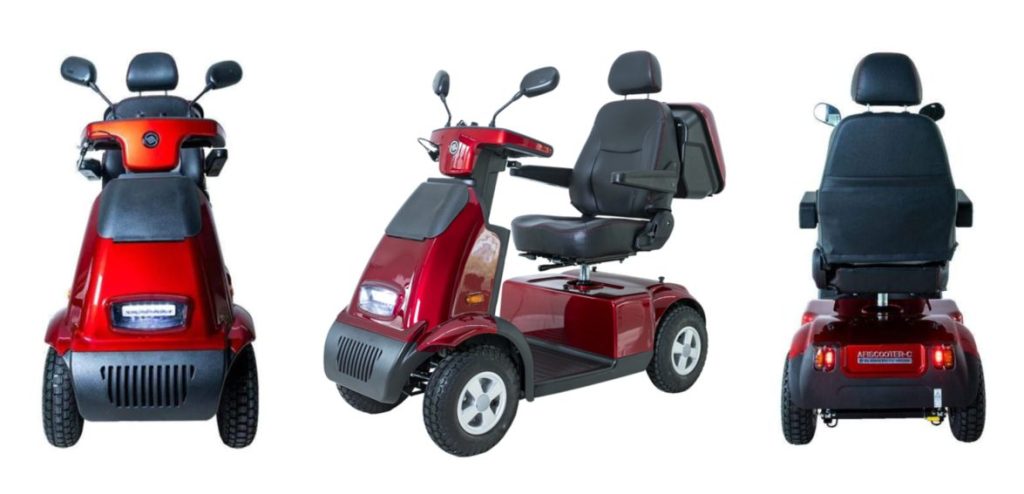 Afiscooter C4 front, side and back image
