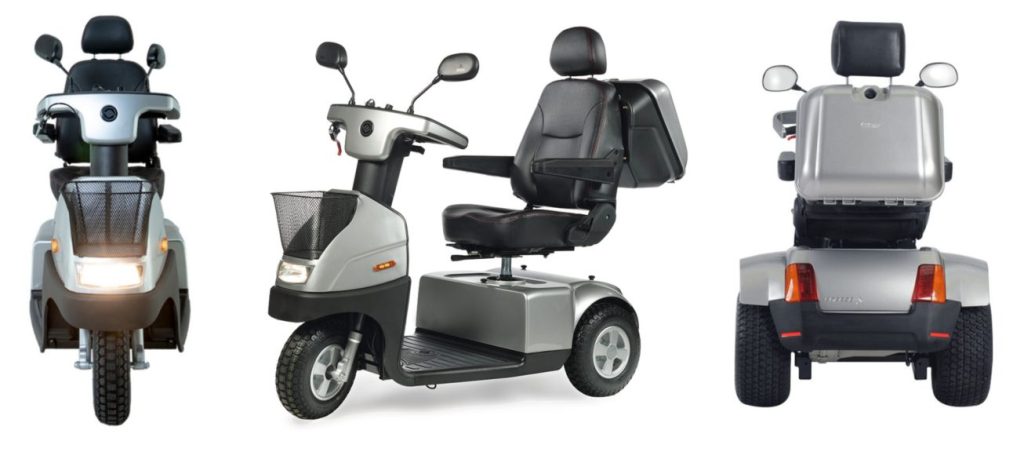 Afiscooter C3 Front, Side and Back View