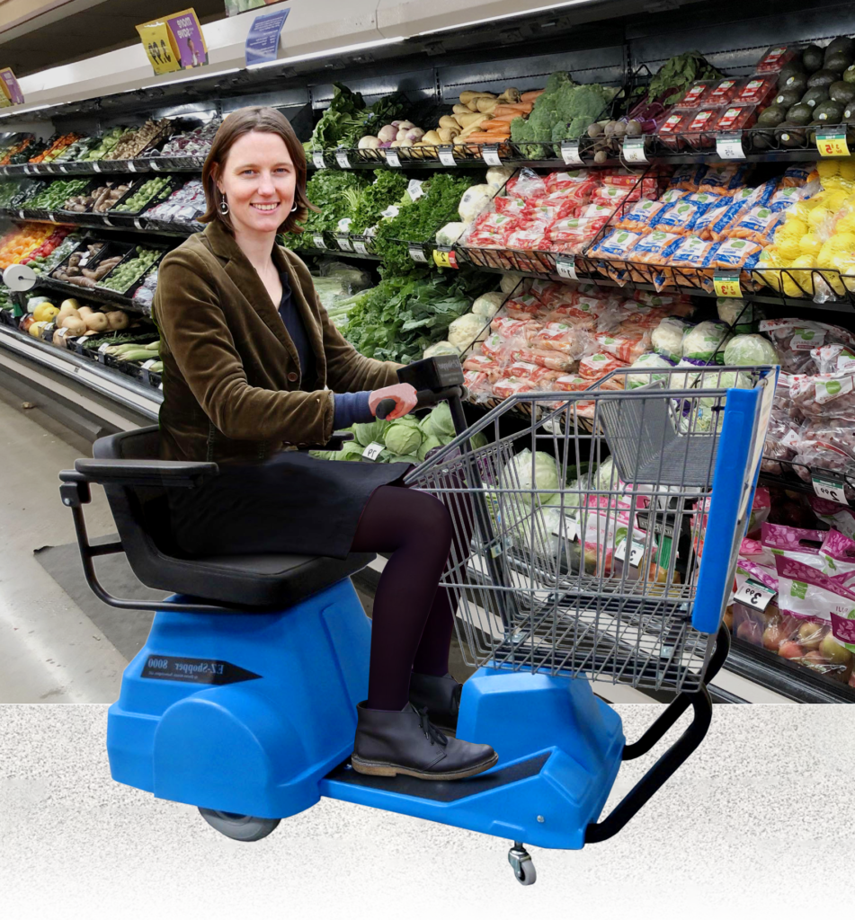 EZ Shopper 8000 in grocery store