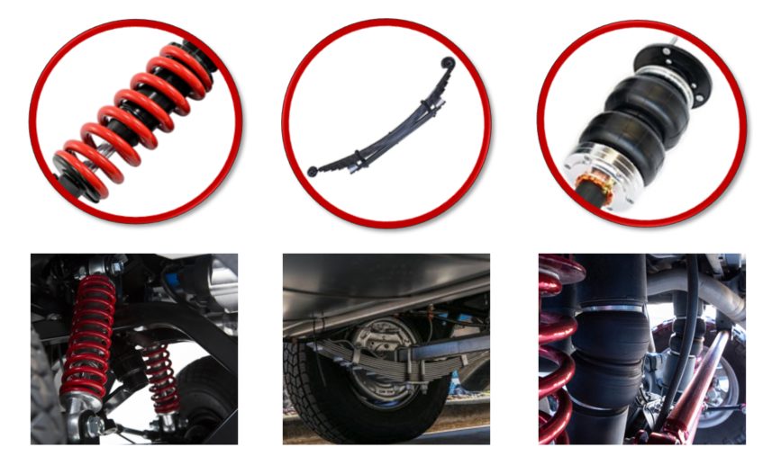 Coil, Leaf, & Air Suspension
