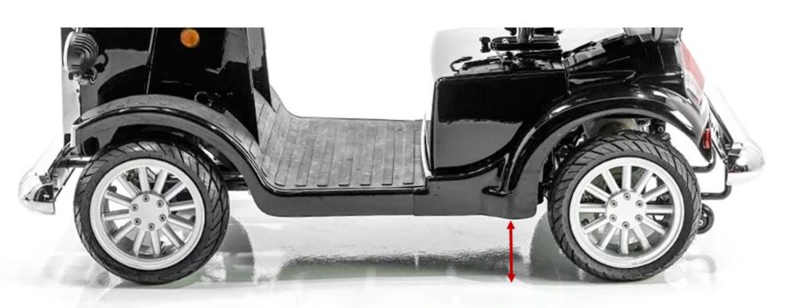 Gatsby Mobility Scooter 4" ground clearance for outdoor performance