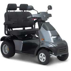 Afiscooter S4 Dual Seat Front Side View