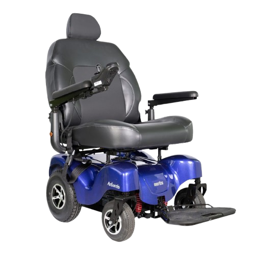 Merits Atlantis Bariatric Powerchair color blue